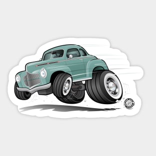 40 Business Coupe Green Sticker